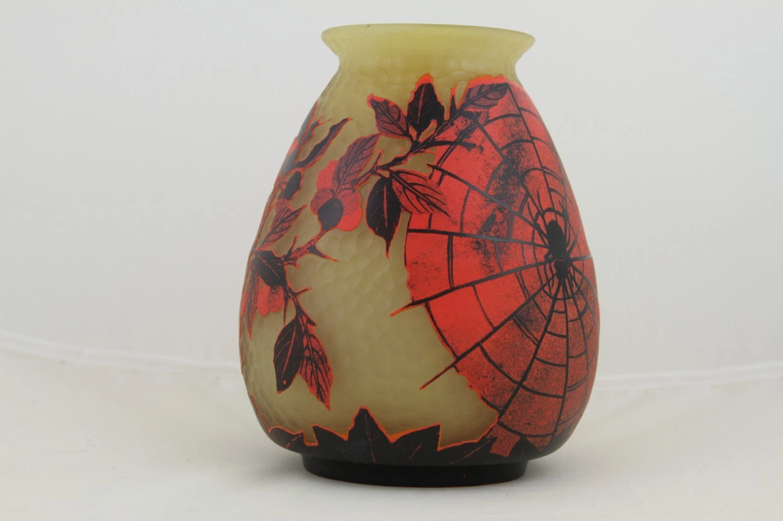 Daum Nancy Jugendstil-Vase, Frankreich um 1890