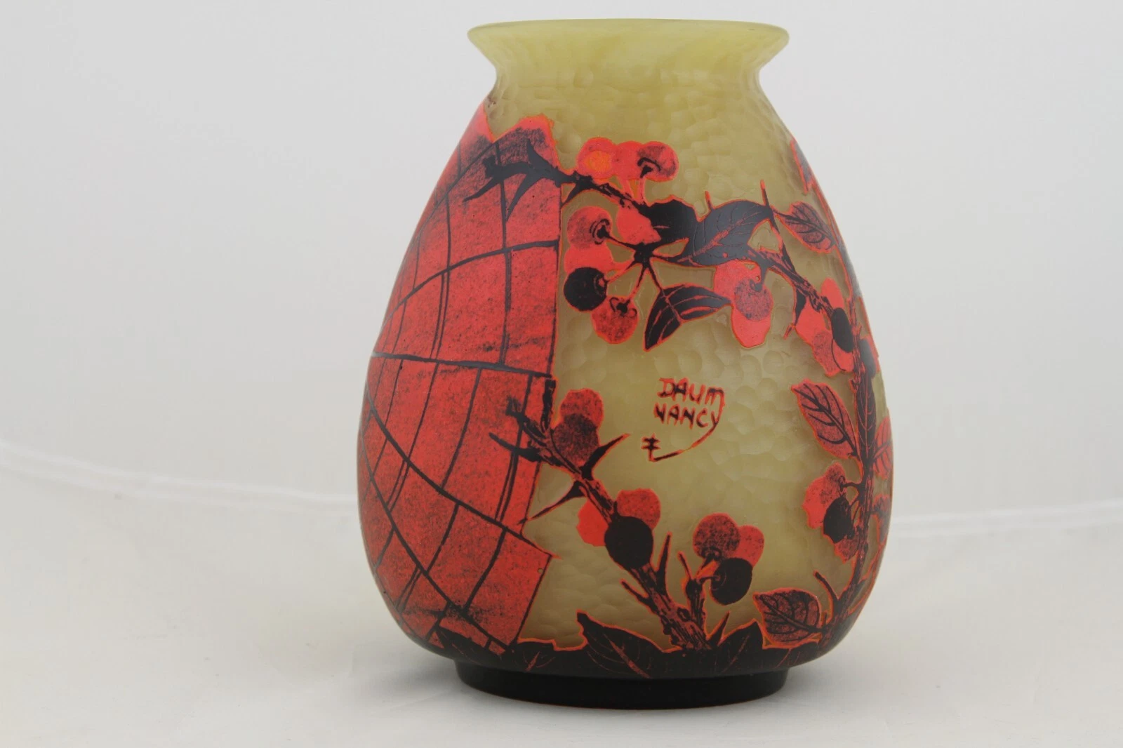 Daum Nancy Jugendstil-Vase, Frankreich um 1890 – Bild 5