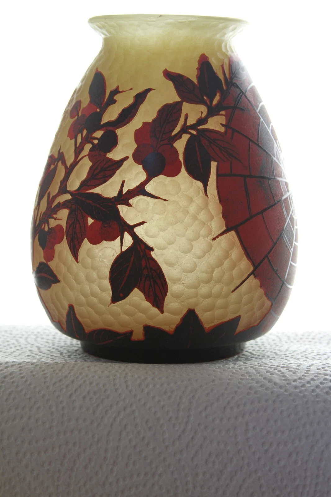 Daum Nancy Jugendstil-Vase, Frankreich um 1890 – Bild 8