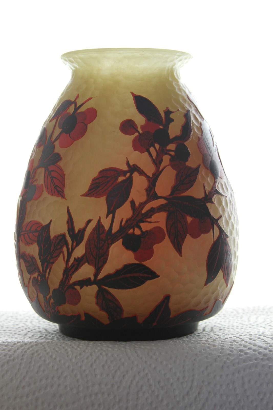 Daum Nancy Jugendstil-Vase, Frankreich um 1890 – Bild 17