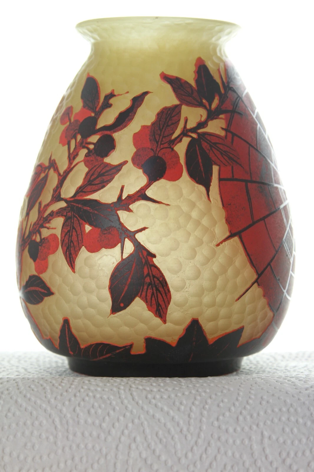 Daum Nancy Jugendstil-Vase, Frankreich um 1890 – Bild 18