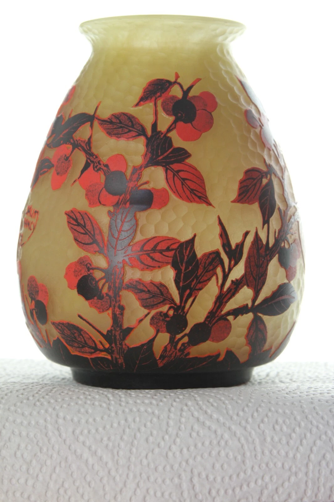 Daum Nancy Jugendstil-Vase, Frankreich um 1890 – Bild 19