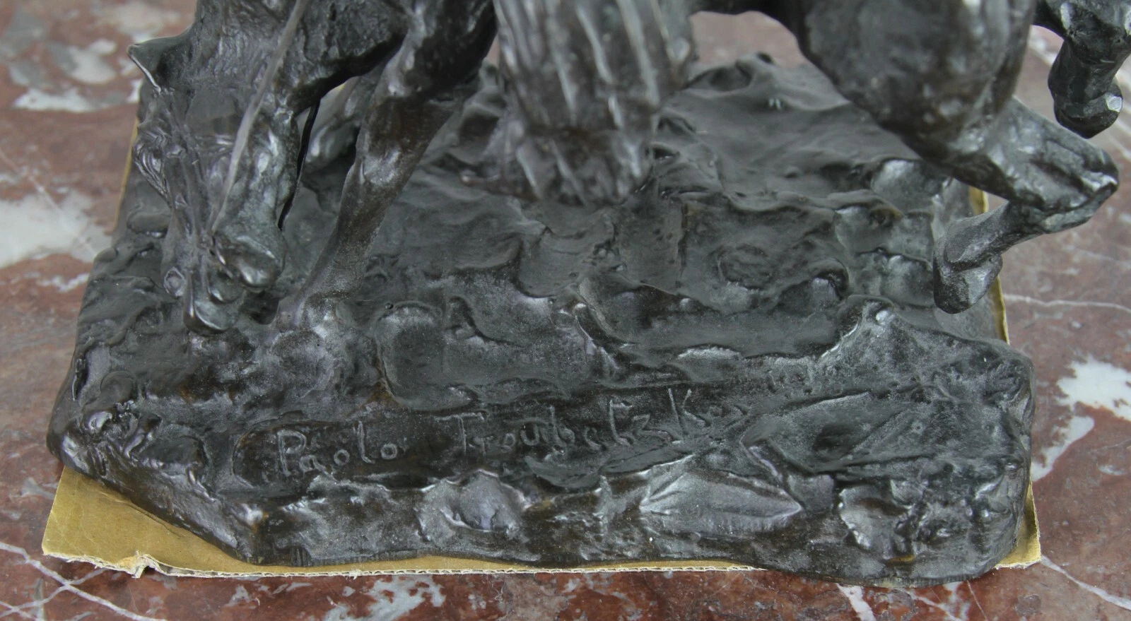 Paul Troubetzkoy – Cowboy-Reiter, Bronze, 1933 – Bild 3
