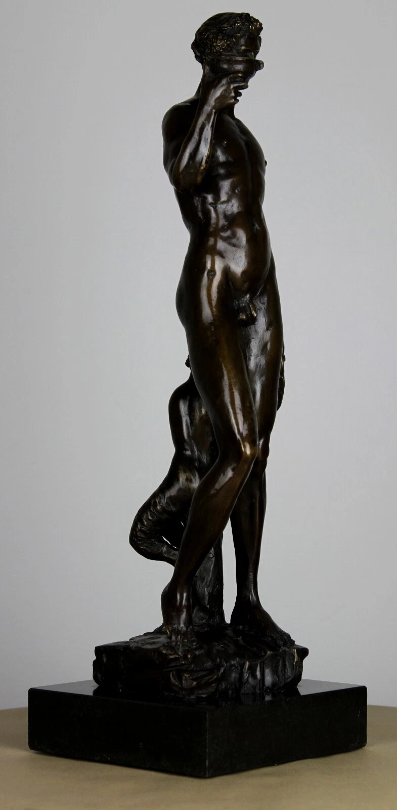 Bronze-Skulptur nach Jewgeni Lancere – Bacchus, ca. 50 cm – Bild 14