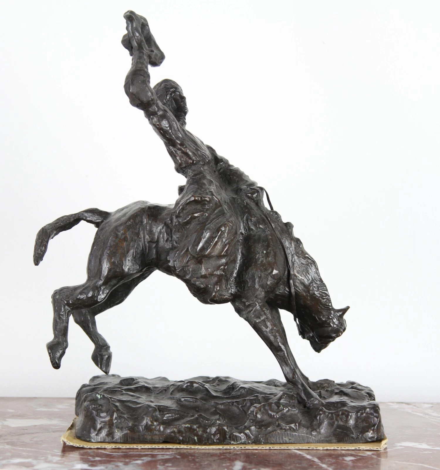 Paul Troubetzkoy – Cowboy-Reiter, Bronze, 1933 – Bild 4