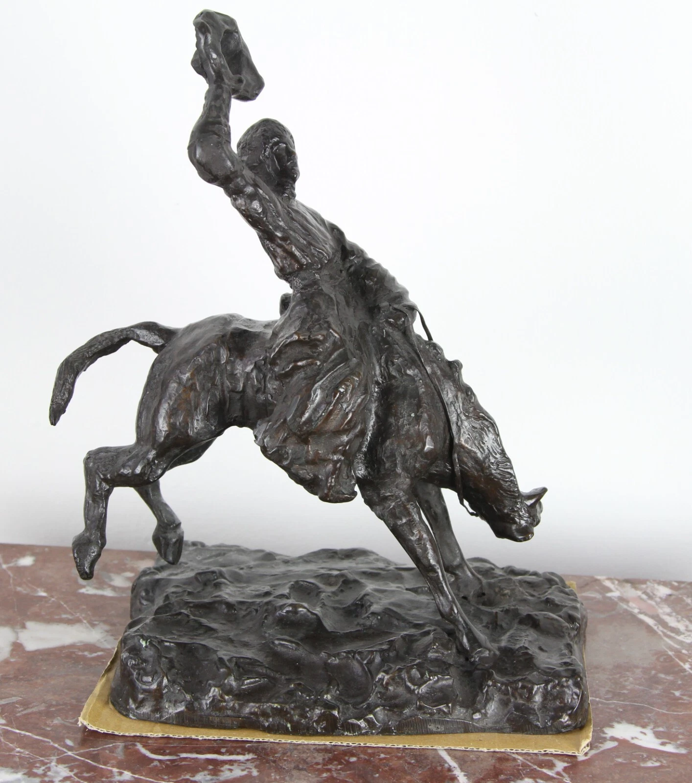 Paul Troubetzkoy – Cowboy-Reiter, Bronze, 1933 – Bild 5