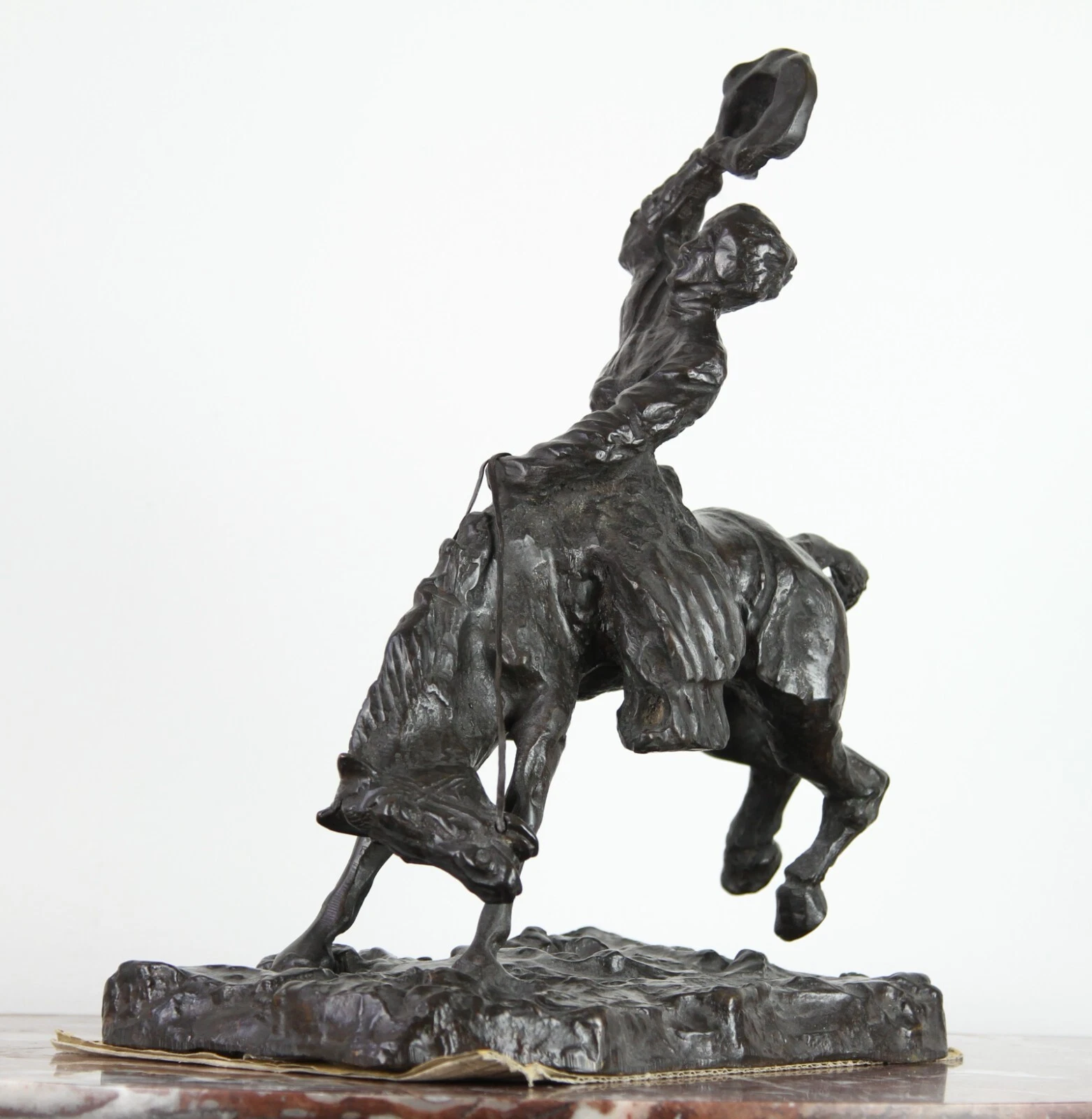 Paul Troubetzkoy – Cowboy-Reiter, Bronze, 1933 – Bild 13
