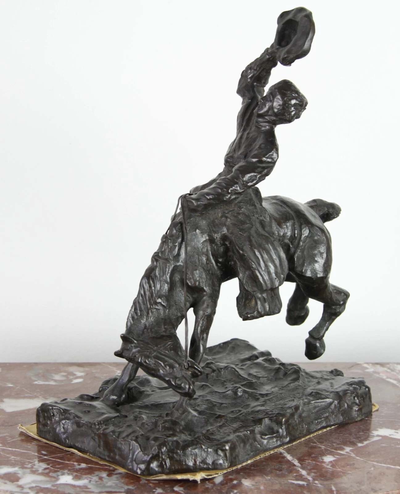 Paul Troubetzkoy – Cowboy-Reiter, Bronze, 1933 – Bild 14