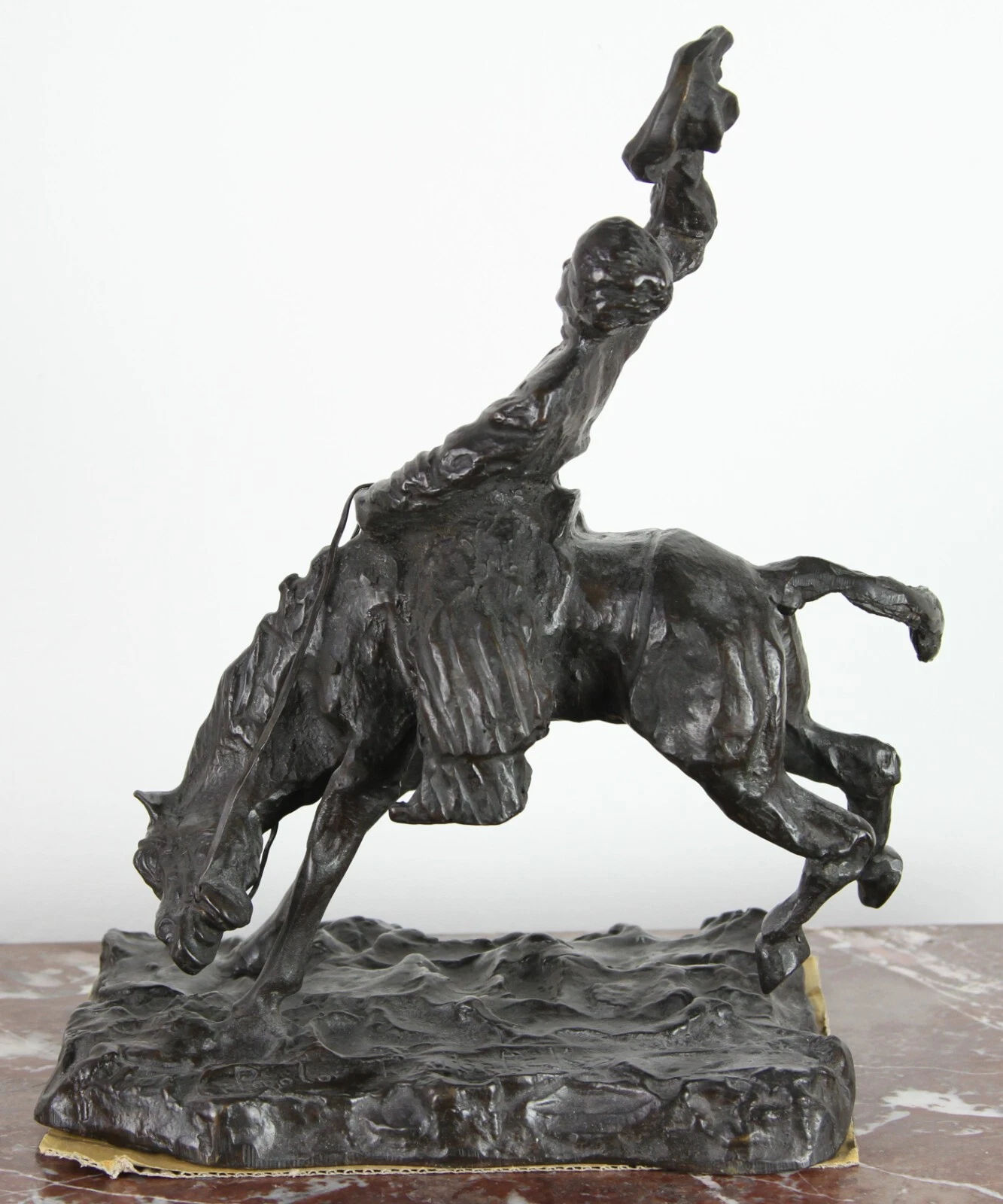 Paul Troubetzkoy – Cowboy-Reiter, Bronze, 1933 – Bild 16