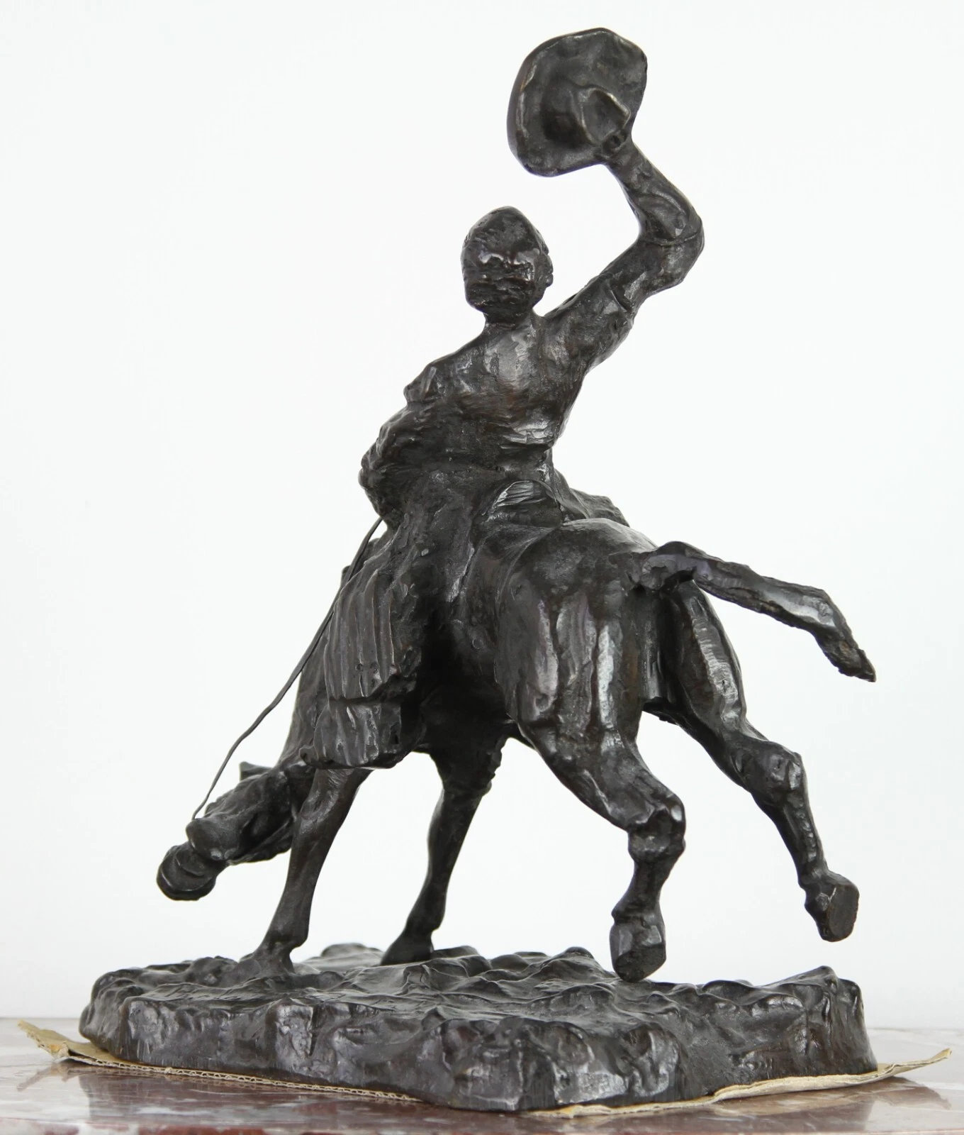 Paul Troubetzkoy – Cowboy-Reiter, Bronze, 1933 – Bild 17