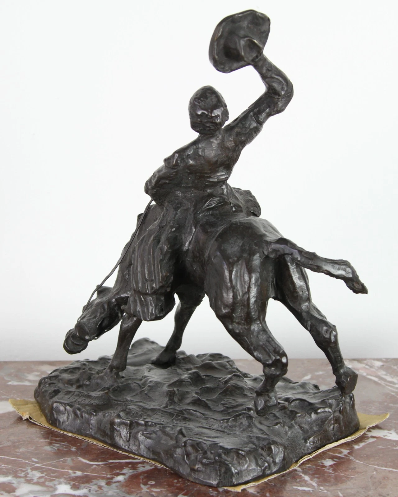Paul Troubetzkoy – Cowboy-Reiter, Bronze, 1933 – Bild 18