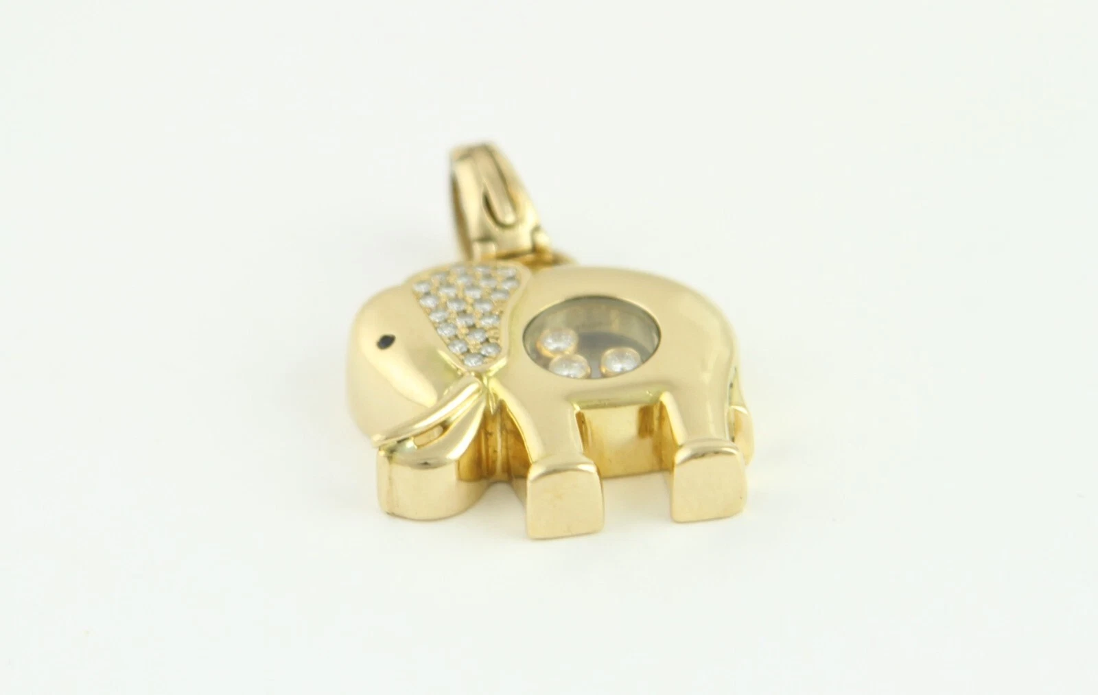 Chopard Happy Diamonds Elefanten-Anhänger aus 750 Gelbgold – Bild 14