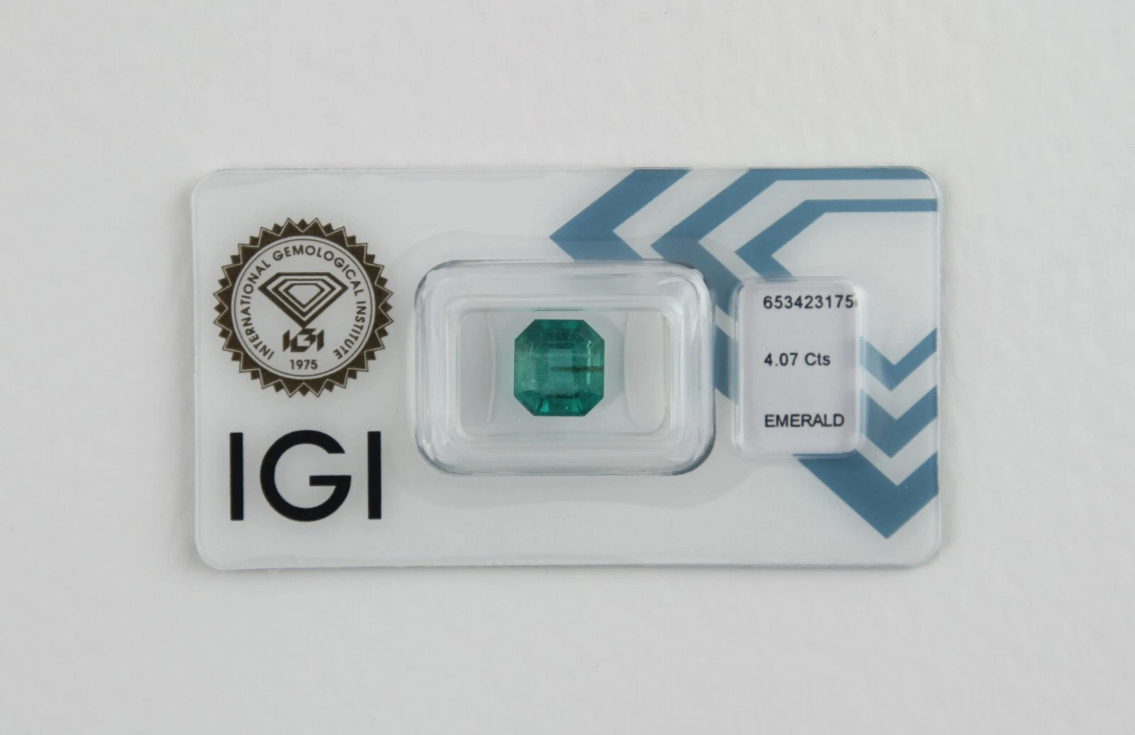 Natürlicher Smaragd 4,07 ct – IGI Antwerpen
