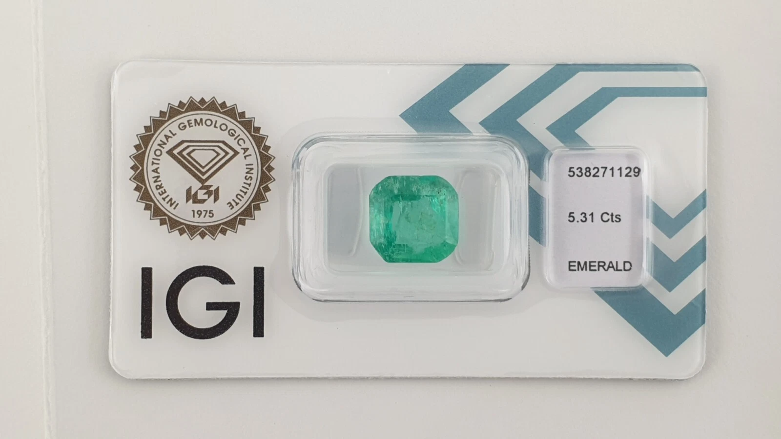 Natürlicher Smaragd 5,31 ct – IGI Antwerpen