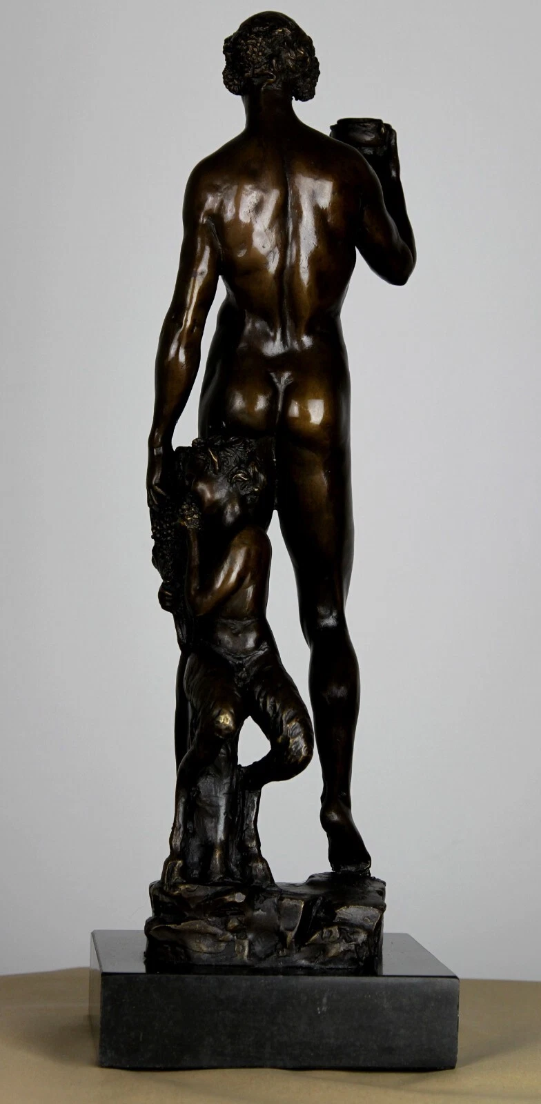 Bronze-Skulptur nach Jewgeni Lancere – Bacchus, ca. 50 cm – Bild 10